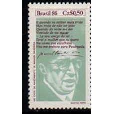 C-1528 - Literatura Brasileira - Dia do Livro - 1986