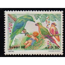 C-1530 - Natal 86 - Pássaros - 1986