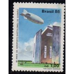 C-1541 -5 0Anos do Aeroporto Bartolomeu de Gusmão - Rio de Janeiro  - 1986