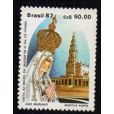 C-1574 - Visita ao Brasil da Imagem de Nossa Senhora de Fátima - 1987