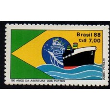 C-1577 - 180 Anos da Abertura dos Portos - 1988