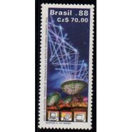 C-1617 - ANSAT 10 Estações Terrenas de Comunicação Via Satélite Telebrás - 1988 C-1617 - ANSAT 10 Estações Terrenas de Comunicação Via Satélite Telebrás - 1988
