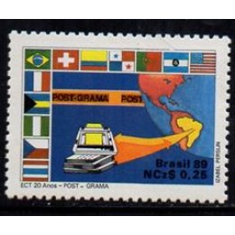 C-1621 - 20 Anos da ECT Serviços Especiais - 1989 C-1621 - 20 Anos da ECT Serviços Especiais - 1989