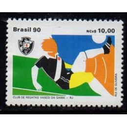 C-1672 - Clubes de Futebol IV Campeão Brasileiro de Futebol, Vasco da Gama - 1990 C-1672 - Clubes de Futebol IV Campeão Brasileiro de Futebol, Vasco da Gama - 1990