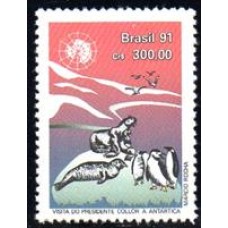 C-1725 - Visita do Presidente Collor à Antártica- 1991