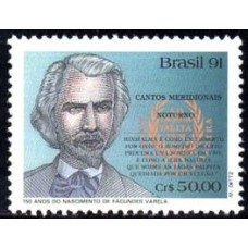 C-1748 - Literatura Brasileira 150 Anos do Nascimento de Fagundes Varela - 1991