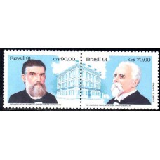 C-1763 / 1764 (conjunto) - 150 Anos do Nascimento de Campos Salles (1841-1913) e Prudente de Morais (1841-1902) - 1991