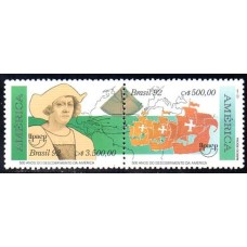 C-1788 / 1789 (conjunto) - Upaep92 - 500 Anos do Descobrimento da América - 1992