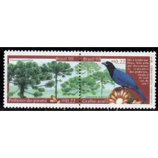 C-2138 / 2139 (conjunto) - Preservação da Fauna e da Flora - Pinheiro-do-Praná e Gralha-Azul - 1998