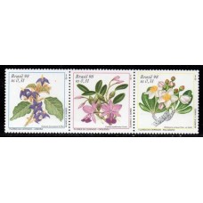 C-2170 / 2172 (conjunto) - Flores do Cerrado Orquídea - Pau-Santo - Lobeira - 1998