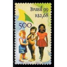 C-2195 (selo do bloco) - Comemoração do 5° Centenário do Descobrimento do Brasil Pró - Lubrapex 2000 - Brasil 500 - 1999