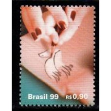 C-2207 (selo do bloco B 112) - Upaep 99 - Educação Para a Paz - Um Novo Milênio Sem Armas - 1999