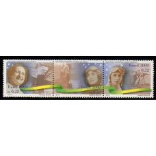 C-2243 / 2245 (conjunto) - Mulheres Aviadoras - Pioneiras da Aviação no Brasil - 2000