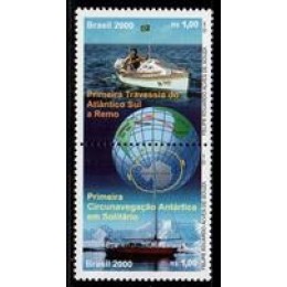 C-2282 / 2283 (conjunto) - 1° Travessia do Atlântico Sul a Remo e 1° Circunavegação Antártica em Solitário - 2000