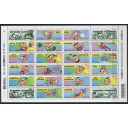 C-2321/2340 (folha) - Esportes Olímpicos - Turma da Mônica - 2000