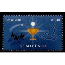 C-2359 (selo do bloco) - Novo Milênio - 2001