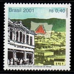 C-2379 - 100 Anos da Associação Comercial de Minas Gerais - 2001