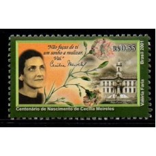 C-2416 - Centenário do Nascimento de Cecília Meireles (1901-1964) - Poetisa - 2001