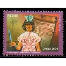 C-2418 - Homenagem a Madalena Caramuru Primeira Mulher Alfabetizada no Brasil - 2001