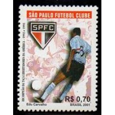 C-2438 - Clubes Brasileiros Campeões da Libertadores São Paulo - 1992/1993 - 2001