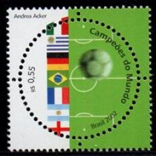C-2449 - Campeões do Mundo de Futebol no Século 20 - 2002