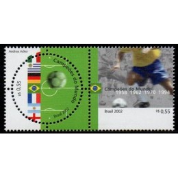 C-2449 / 2450 (PAR) - Campeões do Mundo de Futebol no Século 20 - 2002