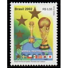 C-2469 - Brasil Pentacampeão Mundial de Futebol - 2002