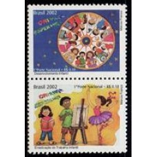 C-2475 / 2476 (PAR - Vertical) - Criança Esperança - Ano 2002