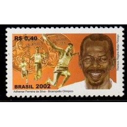 C-2481 - Adhemar Ferreira da Silva - Bicampeão Olímpico de Salto Triplo - Helsinque 1952 e Melburne 1956 - 2002 C-2481 - Adhemar Ferreira da Silva - Bicampeão Olímpico de Salto Triplo - Helsinque 1952 e Melburne 1956 - 2002