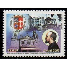 C-2529 - 100 Anos da Presença dos Padres Barnabitas no Brasil - 2003