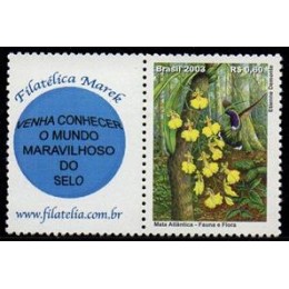 C-2541 - Selos Personalizados Mata Atlântica - Filatélica Marek - 2003 C-2541 - Selos Personalizados Mata Atlântica - Filatélica Marek - 2003