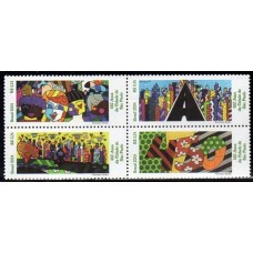 C-2554 / 2557 (QUADRA) - 450 Anos da Cidade de São Paulo - 2004