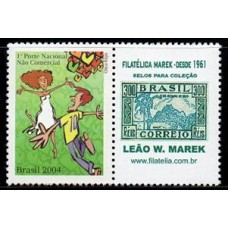 C-2558 - Selos Personalizados - Romance - Filatélica Marek - 2004