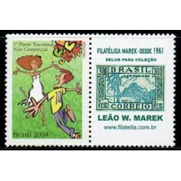 C-2558 - Selos Personalizados - Romance - Filatélica Marek - Ano 2004 C-2558 - Selos Personalizados - Romance - Filatélica Marek - Ano 2004
