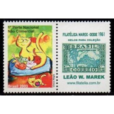 C-2560 - Selos Personalizados -Gatinhos - Filatélica Marek - 2004