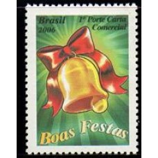 C-2663 - Boas Festas - Selo Despersonalizado - Ano 2006