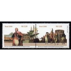 C-2721 / 2722 (conjunto) - 200 Anos da Chegada da Família Real Portuguesa ao Brasil - 2008