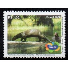 C-2764 - Animais Amazônicos Ameaçadps de Extinção-Peixe-Boi-Ariranha-Lontra - 2008