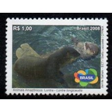 C-2765 - Animais Amazônicos Ameaçadps de Extinção-Peixe-Boi-Ariranha-Lontra - 2008
