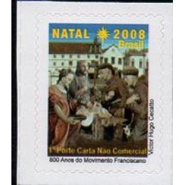 C-2768 - Natal 2008-800 Anos do Movimento Franciscano e 400 Anos do Convento de Santo Antonio - 2008