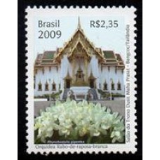C-2782 - Relações Diplomáticas: Tailândia- Bromélias da Mata Atlântica, Orquídea e Arquitetura - 2009