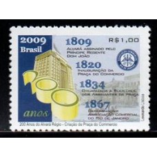 C-2824 - 200 Anos do Alvará Régio-Criação da Praça do Comércio - 2009