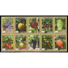 C-2825 / 2834 -( conjunto ) Emissão Mercosul-Produtos de Exportação-Circuito das Frutas-Turismo Rural - 2009