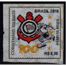 C-3028 - Centenário do Sport Club Corinthians Paulista - Tecido - 2010