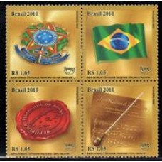 C-3031/3034 (conjunto) - Upaep 2010 - Símbolos Nacionais - 2010