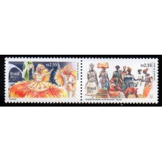 C-3150/3151 (PAR) - Relações Diplomáticas: Bélgica /Carnaval e Acarajé - Ano 2011