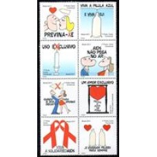 C-3158/3165 (Conjunto) - Campanha de Prevenção da AIDS/ Ziraldo - Ano 2011