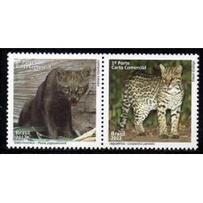 C-3217/3218 (PAR) - Animais da Fauna Brasileira: Gato-Mourisco e Jaguatirica - Ano 2012