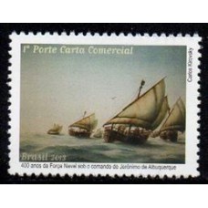 C-3288 - 400 Anos da Força Naval Sob o Comando de Jerônimo de Albuquerque - 1° Porte Carta Comercial - 2013