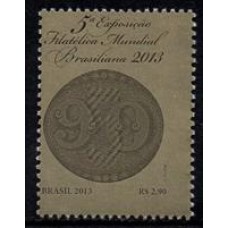 C-3291 - Brasiliana 2013: Olho de Boi 90 Réis/170 Anos do Selo Postal Brasileiro - 2013